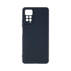 Funda de Silicona con Marco de Cámara para Xiaomi Redmi Note 11 Pro Negro